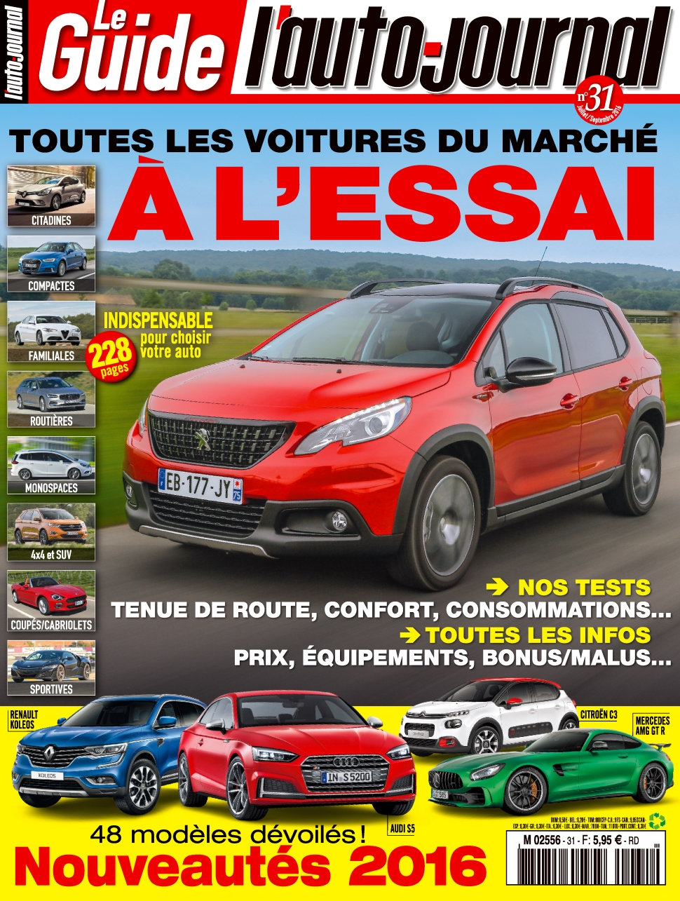 L'Auto-Journal (Le Guide) N°31 - Aout/Septembre 2016 