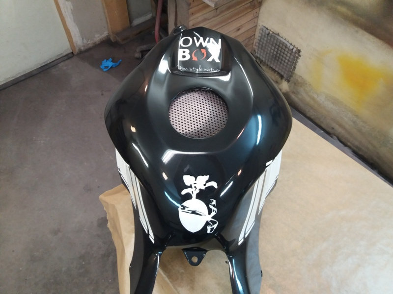 nouvelle peinture 600 cbr rr piste  7csv