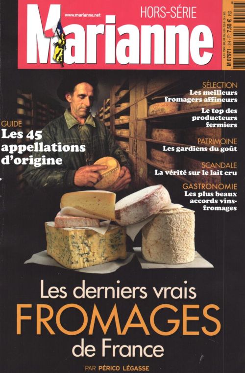 Marianne HS 2016 Guide Fromages fermiers AOC, Périco Légasse 