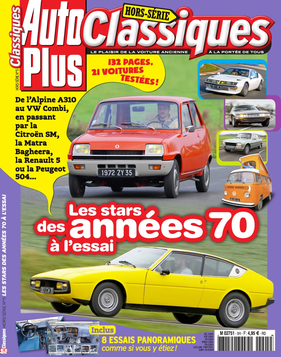 Auto Plus Classiques Hors-Série N°5 - Les Stars Des Années 70