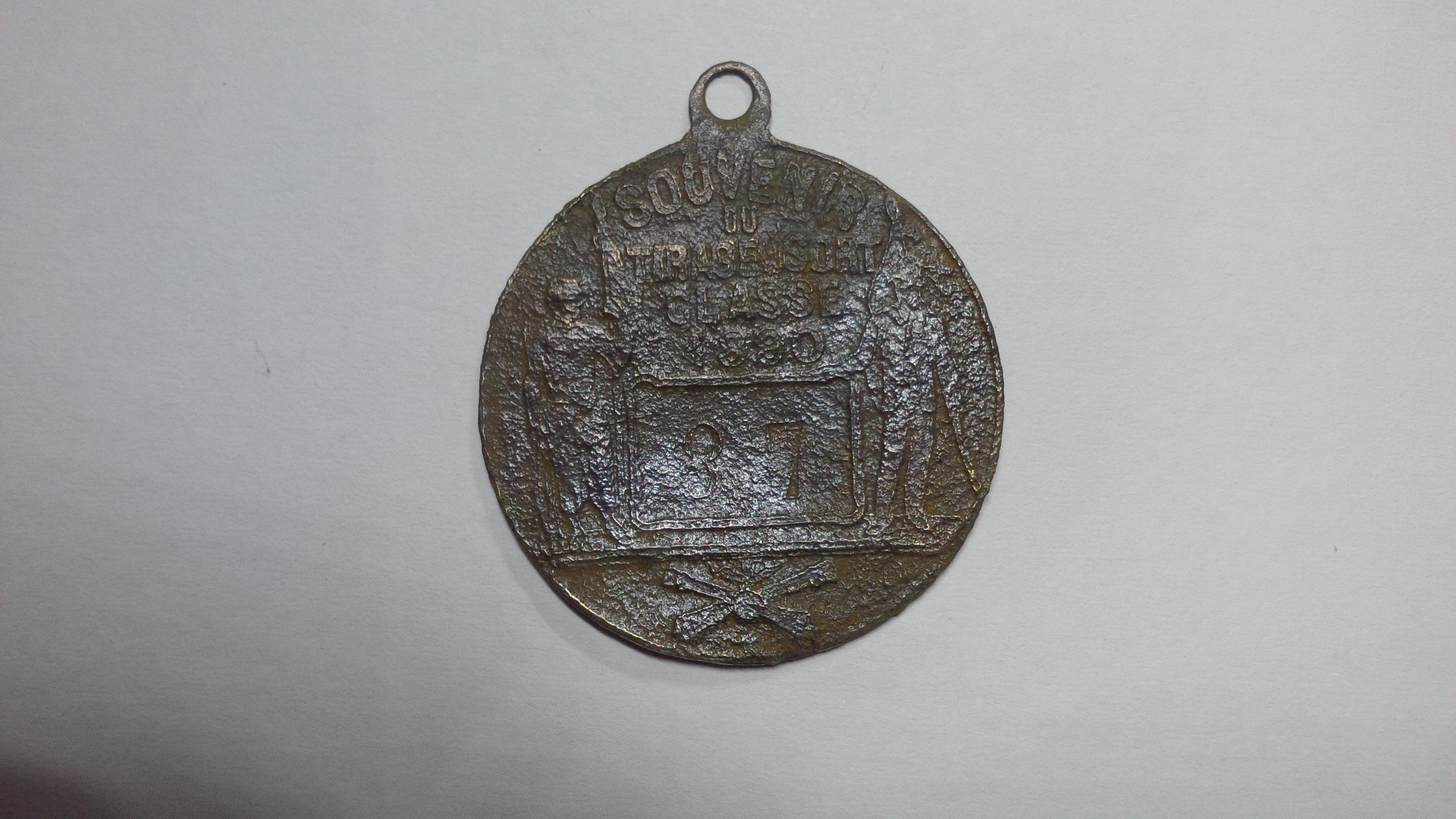 Médaille : Souvenir du tirage au sor... | Médaille historique: enchères