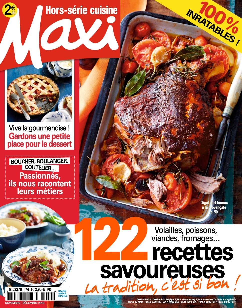 Maxi Hors Série Cuisine N°31 - Novembre/Decembre 2016