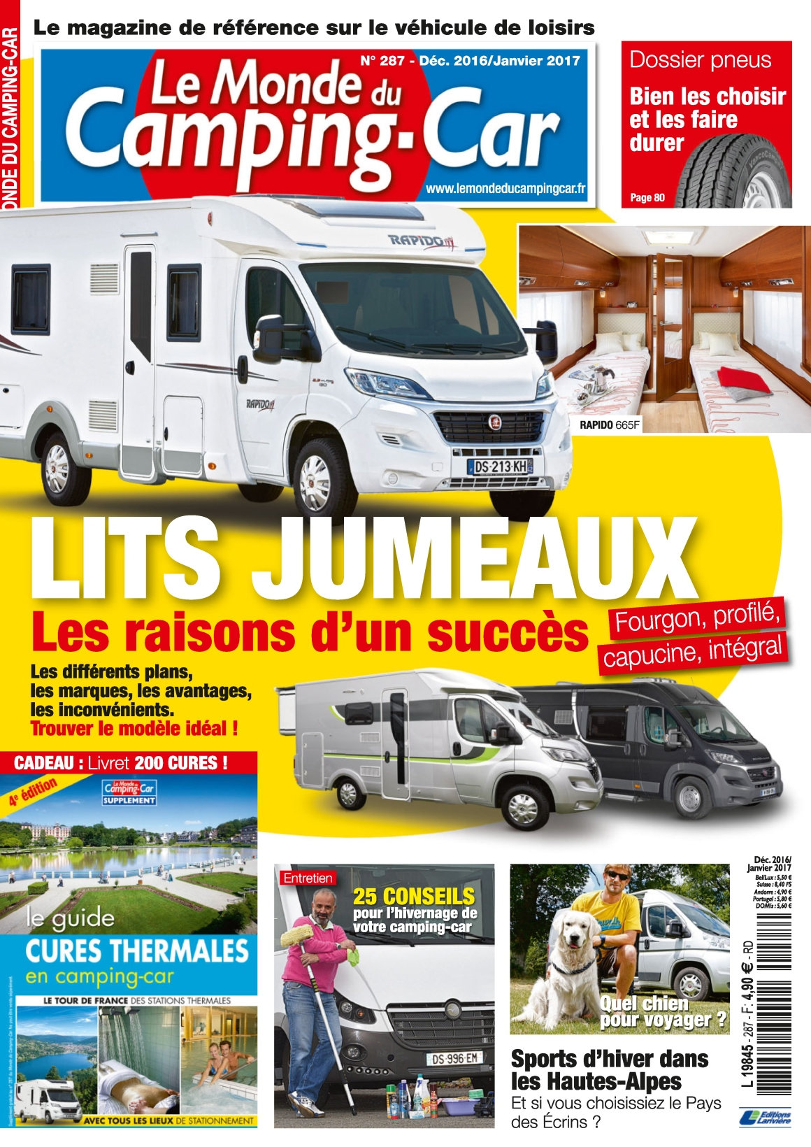 Le Monde du Camping-Car N°287 - Décembre 2016/Janvier 2017