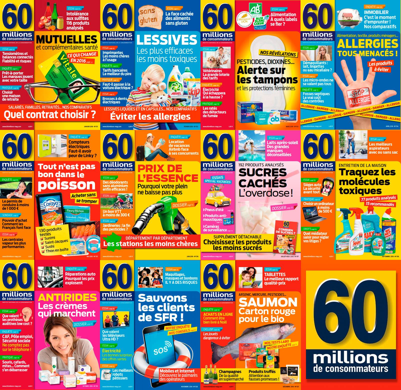 60 millions de consommateurs - Full Year 2016 Collection 