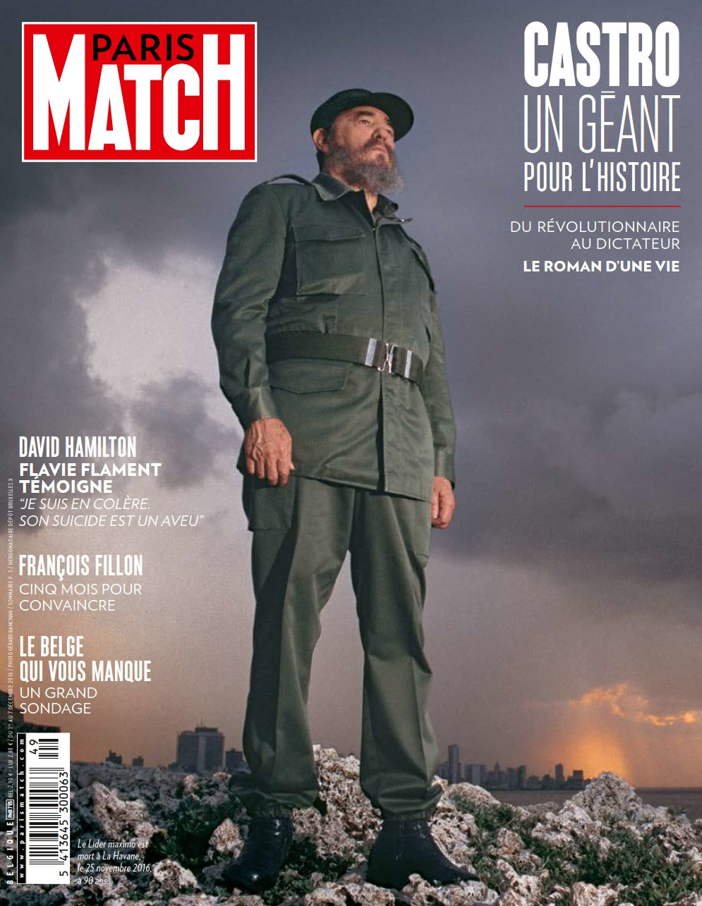 Paris Match Belgique N°795 - 1 au 7 Décembre 2016 