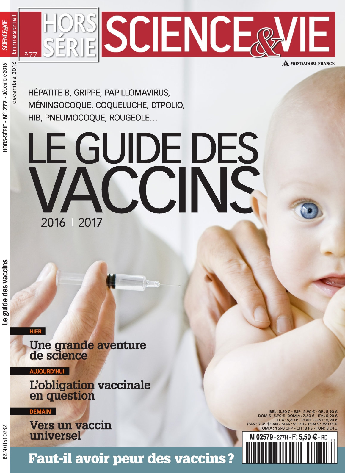 Science & Vie Hors-Série N°277 - Décembre 2016 