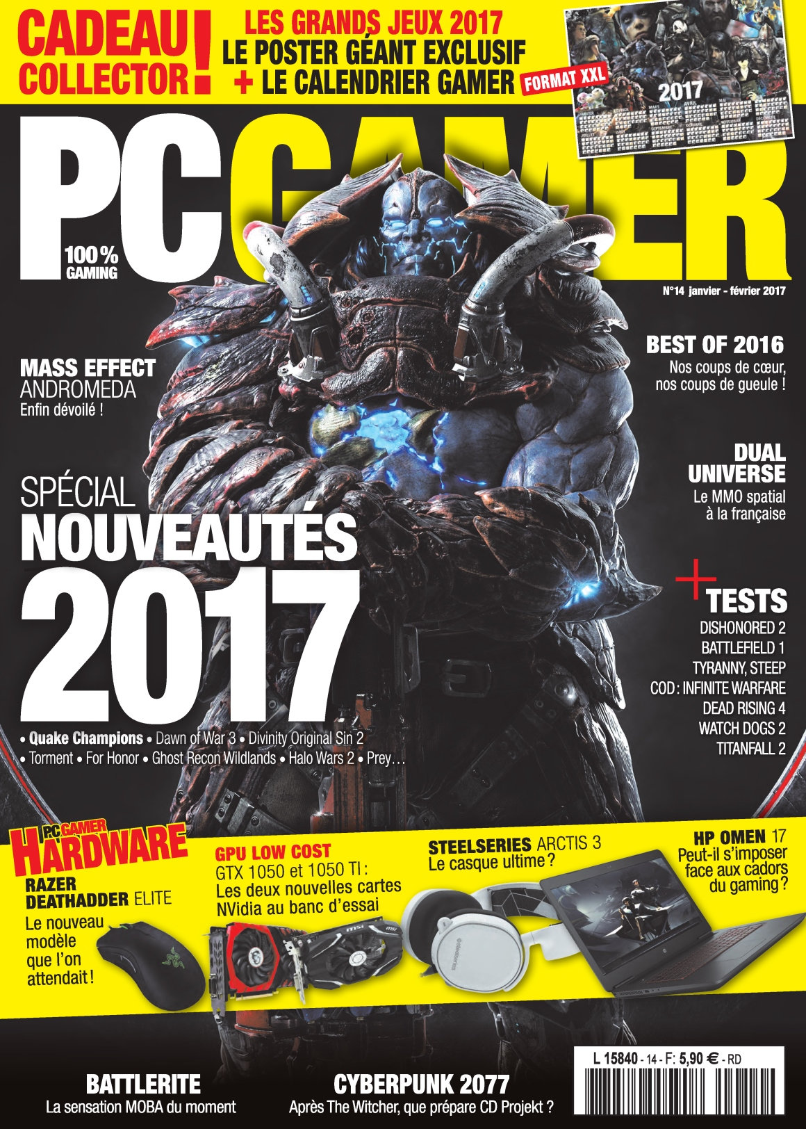 PC Gamer N°14 - Janvier/Février 2017 
