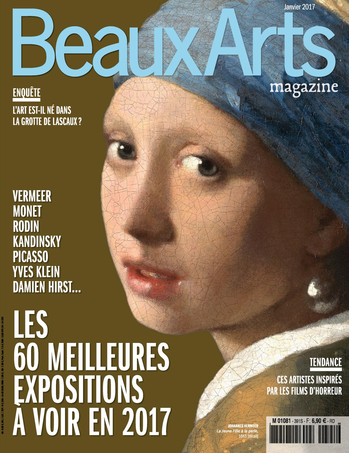 Beaux Arts magazine N°391 - Janvier 2017 