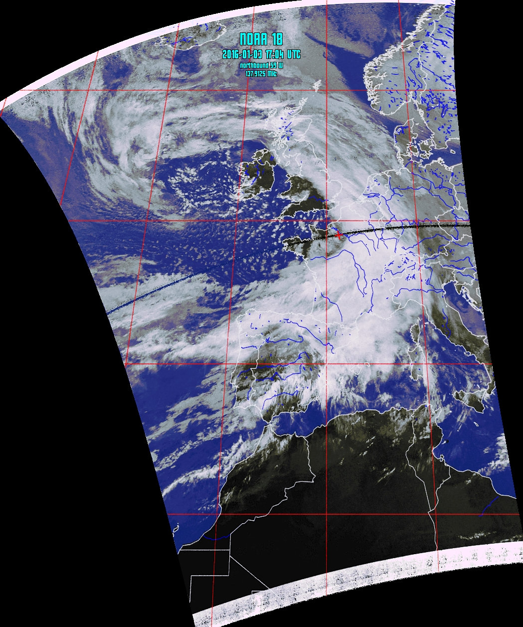 Réceptions NOAA 15 et 18 du 03/01/2016 O4eq