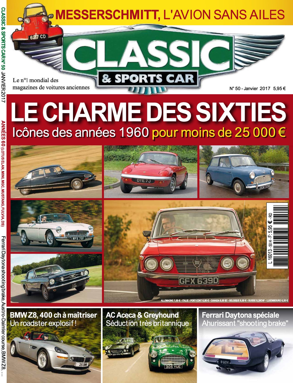 Classic & Sports Car N°50 - Janvier 2017 