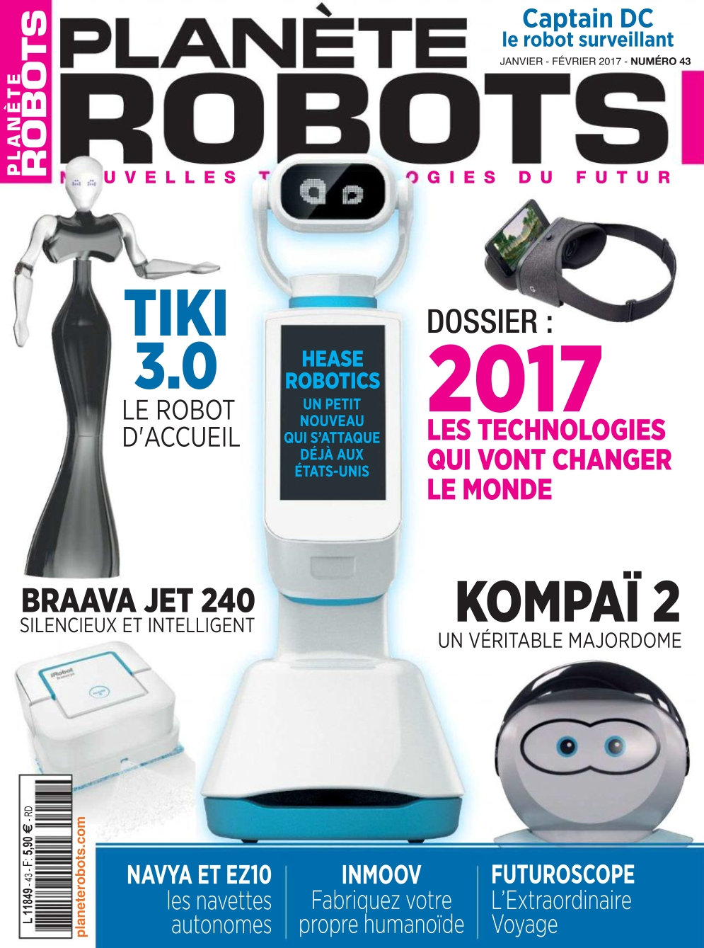 Planète Robots N°43 - Janvier/Février 2017 