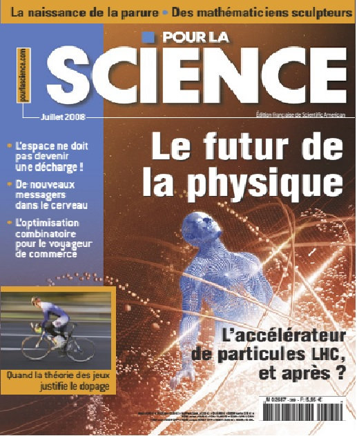 Pour la Science n°369 - Les révolutions à venir en physique des particules 