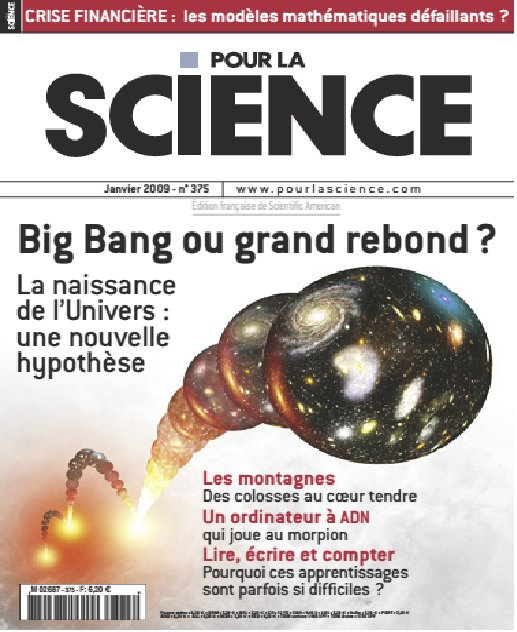 Pour la Science n°375 - Big Bang ou grand rebond ? 