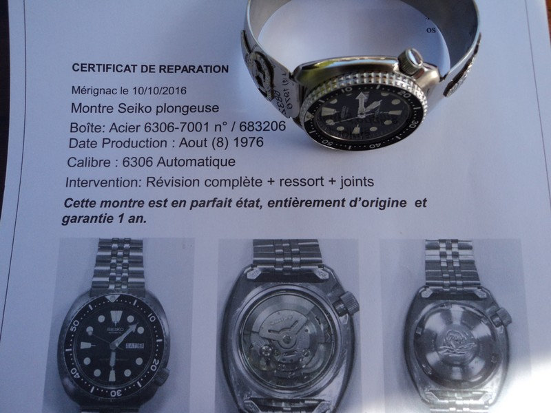 SOLD] Rare All Original Seiko 6306-7001- -Warranty- 1300€ | Wrist Sushi - A  Japanese Watch Forum