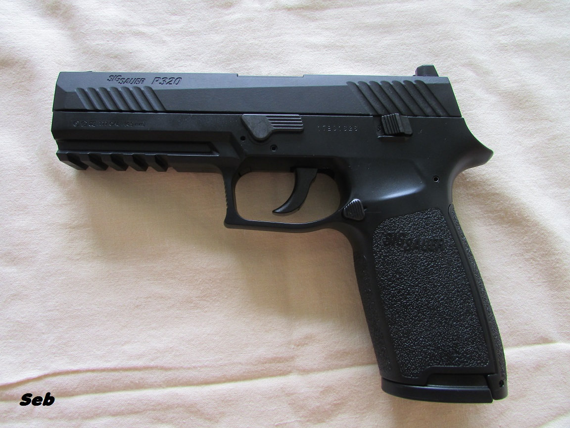 Sig P320 ASP co² color Black... Rtch