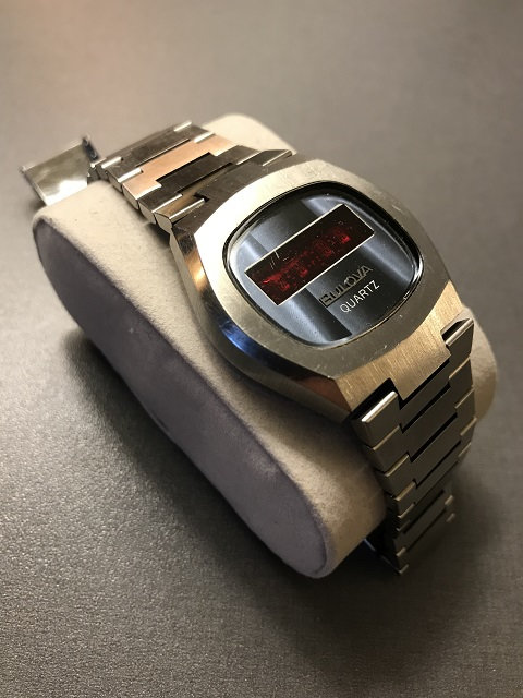 Bulova N6 vintage LED watch 1976 9w2s