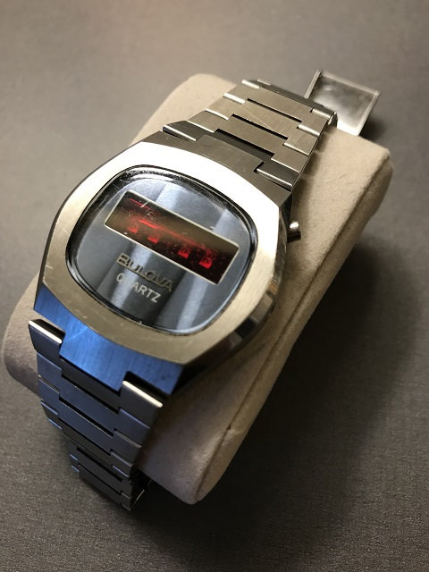 Bulova N6 vintage LED watch 1976 Ctwa