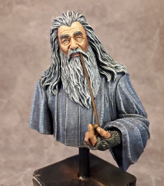 Buste de Gandalf - Enfin sur son socle !!! Bpaq