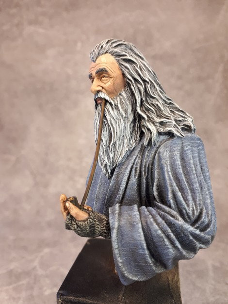 Buste de Gandalf - Enfin sur son socle !!! Ll2i