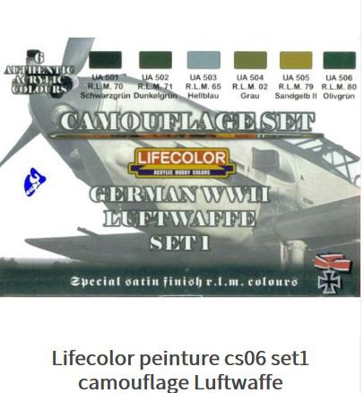 Sets de peintures Lifecolor 4dw1