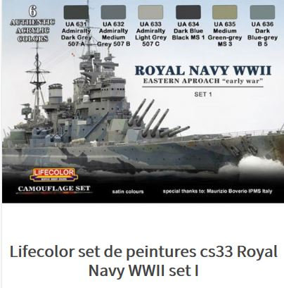 Sets de peintures Lifecolor 5cyw