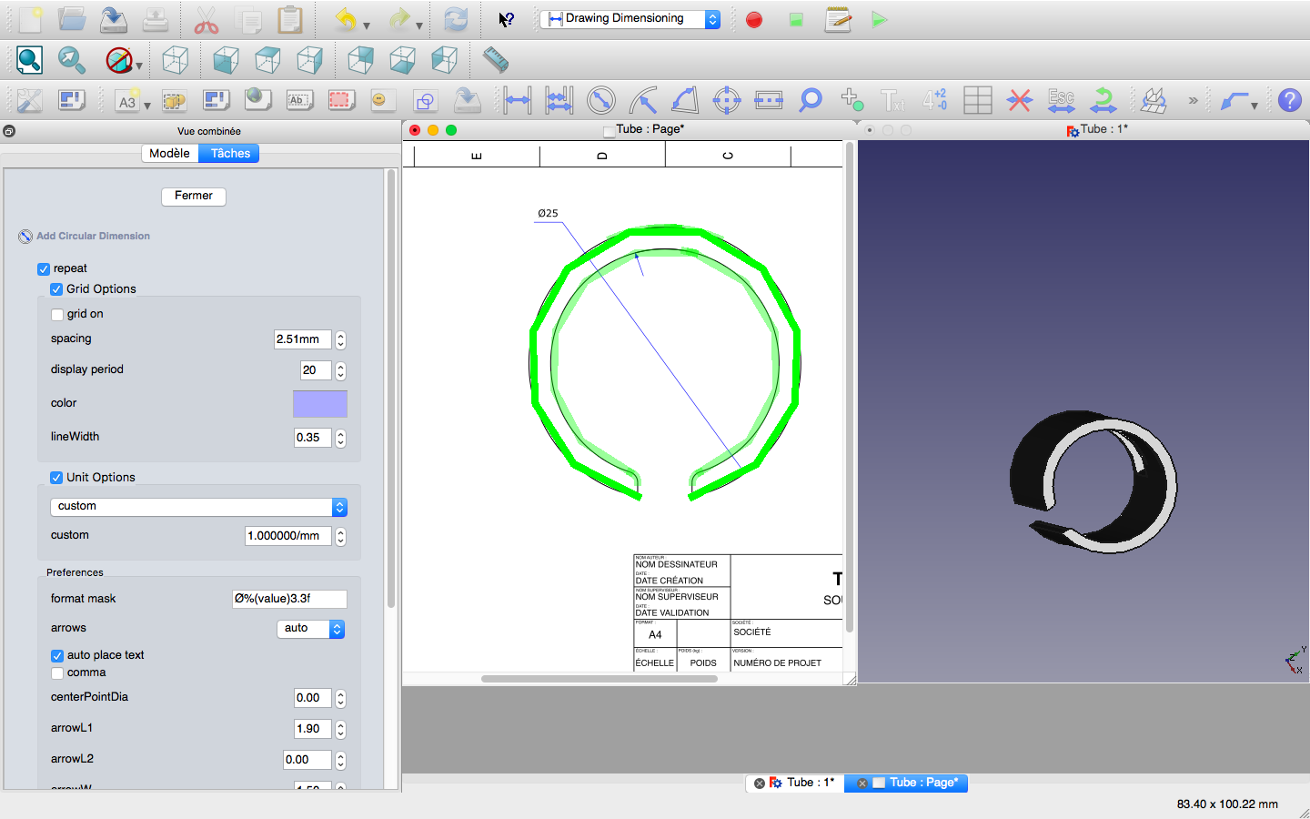 Probleme De Selection Dans Drawing Dimensioning Freecad Forum