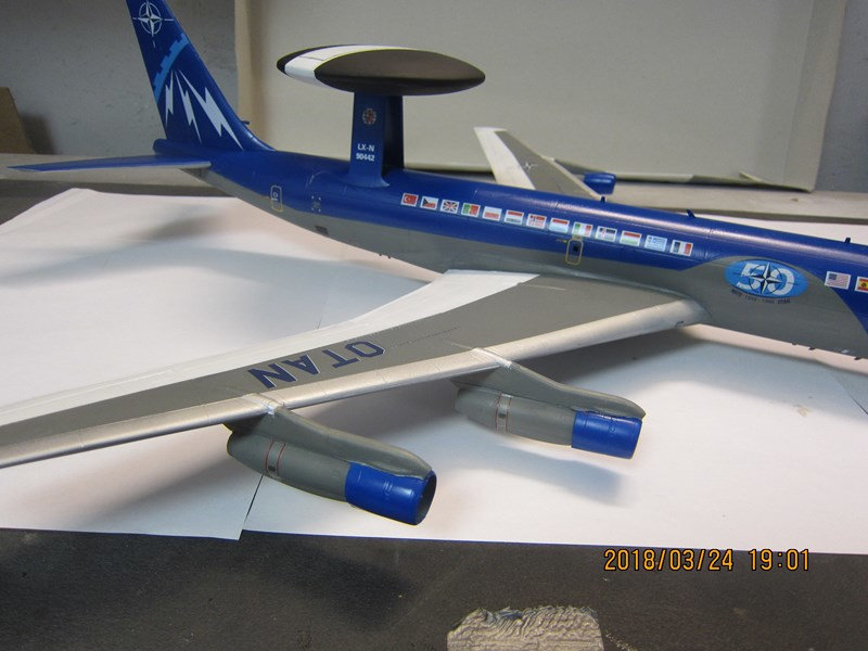 Boeing E-3 B awacs Heller 1/72 48to