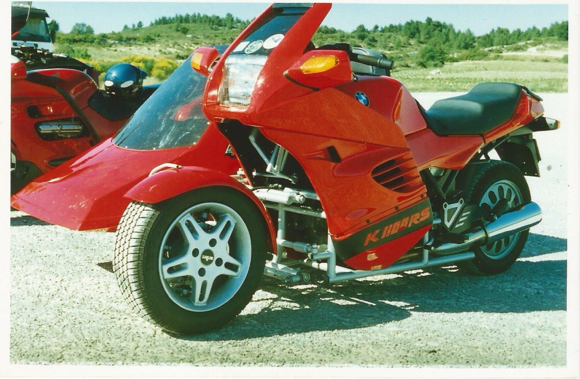 BMW K1100RS + cobra GT Produc Side rouge Zx3c