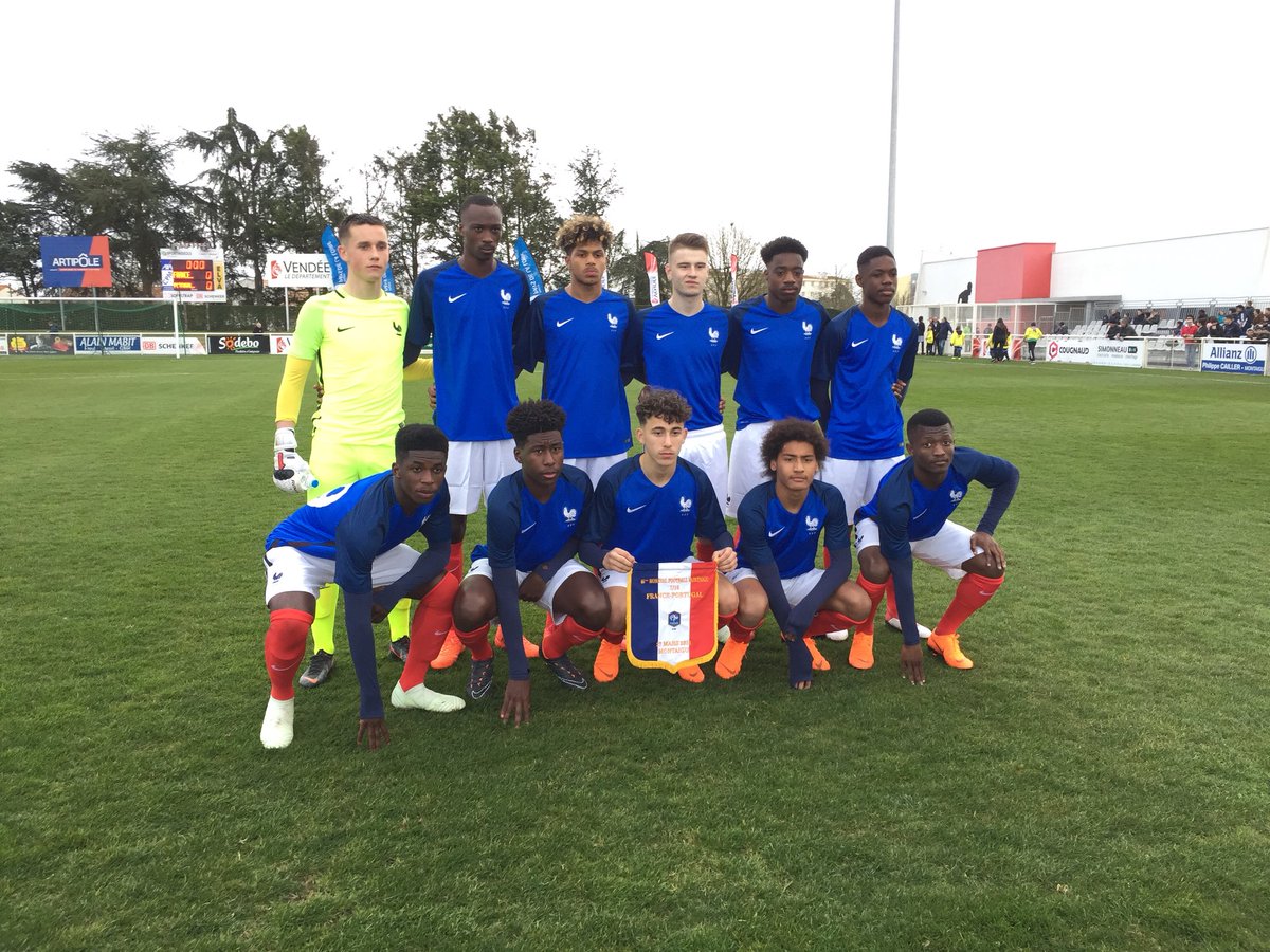 Cfa Girondins : Défaite de l'équipe de France U16 pour leur entrée en lice à Montaigu - Formation Girondins 