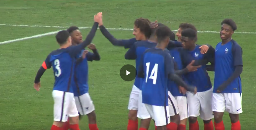 Cfa Girondins : Les buts de Delaurier-Chaubet et Traoré avec l'équipe de France U16 - Formation Girondins 