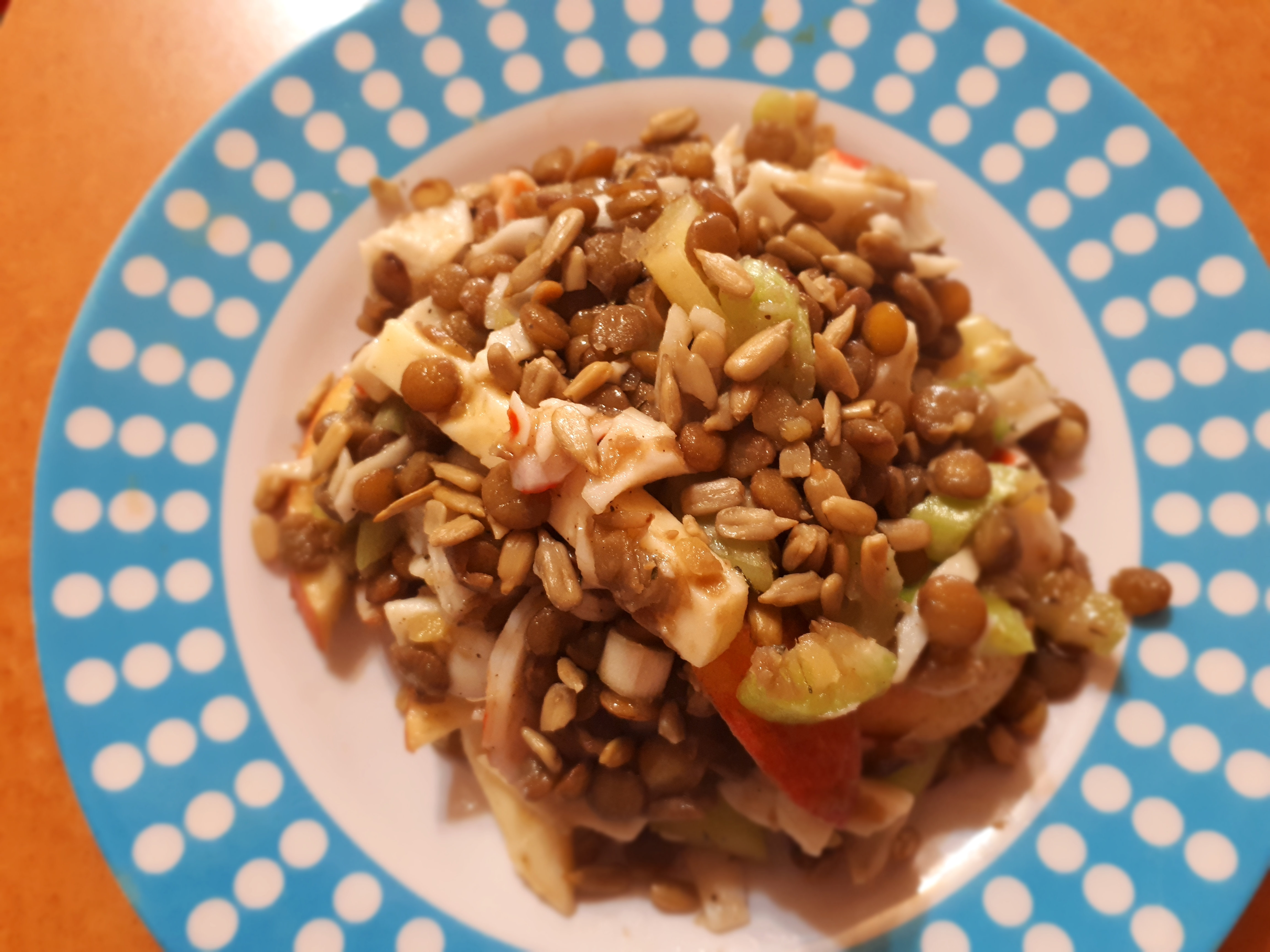 Salade De Lentilles Goberge Et Pomme Bon Appetit