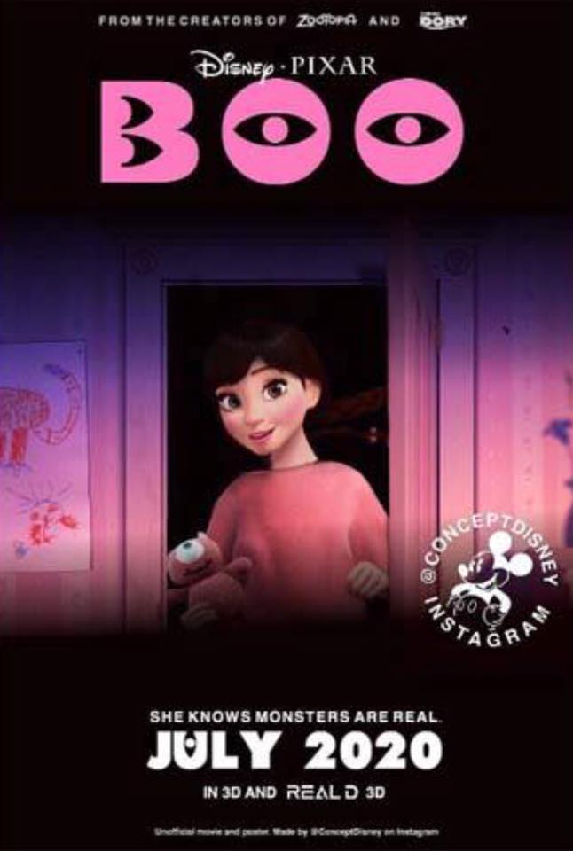BOO suite de Monstres et Cie  2020 Pixar