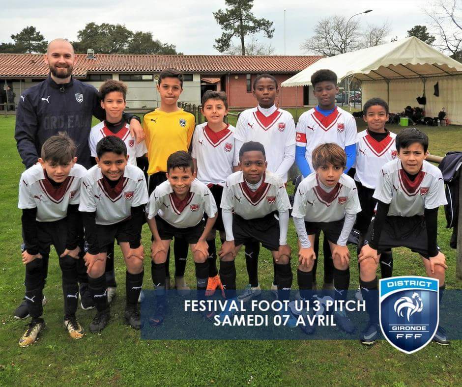 Actualités : Les U12 en finale régionale du festival foot U13 Pitch - Formation Girondins 