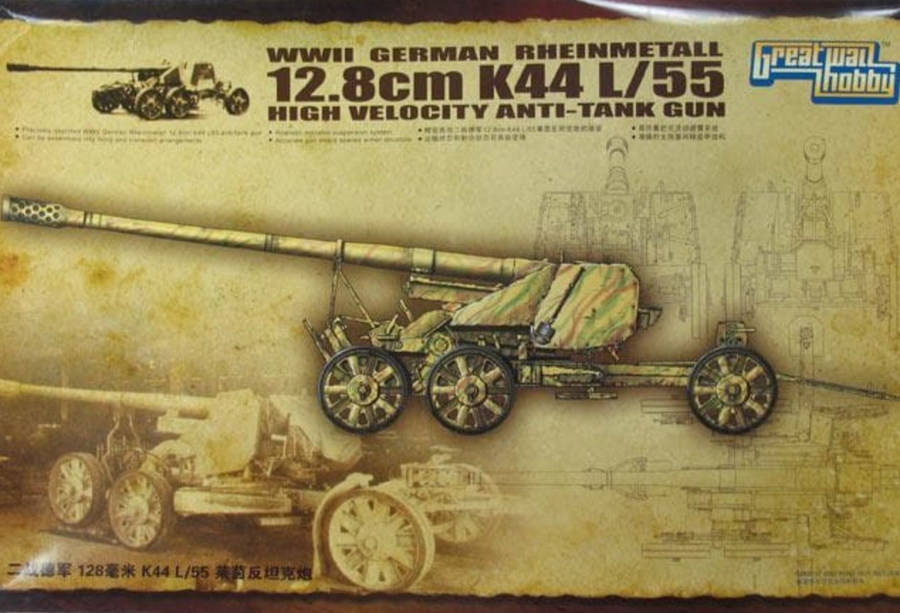 Rheinmetall 12.8cm K44 L/55 - Great Wall Hobby - 1/35 Iz0t