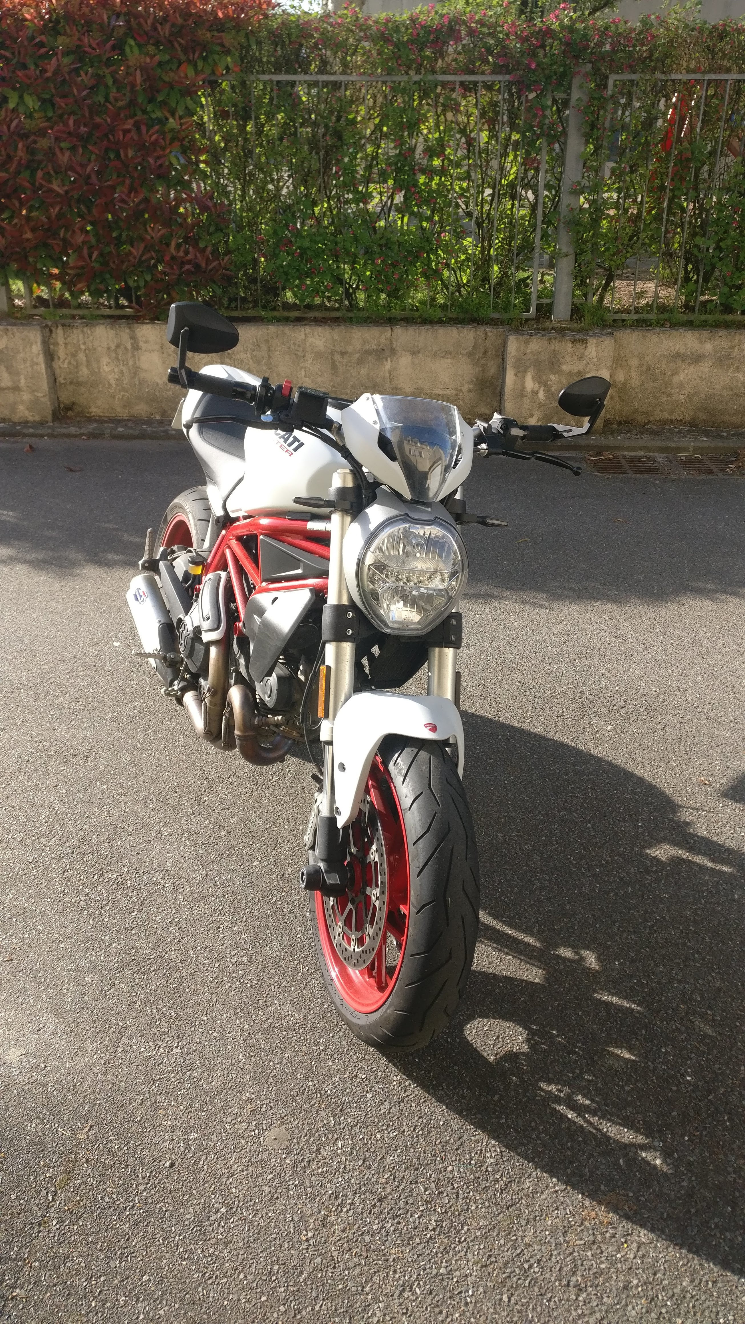 Moto Embouts Guidon Orange pour Ducati Monster Hypermotard