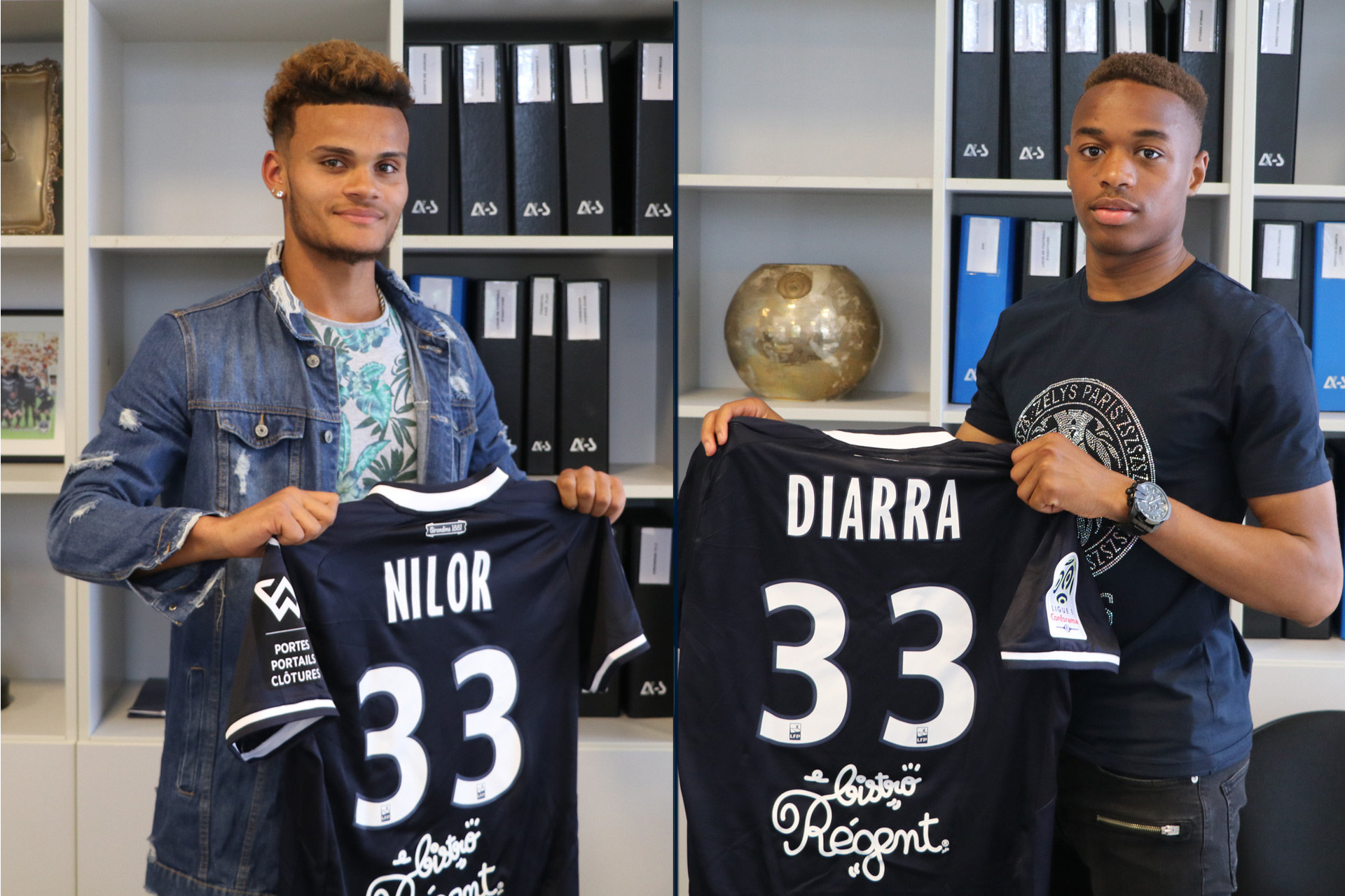Actualités : Premier contrat professionnel pour Ibrahim Diarra et Michaël Nilor ! - Formation Girondins 