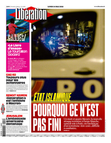 Libération Du Lundi 14 Mai 2018