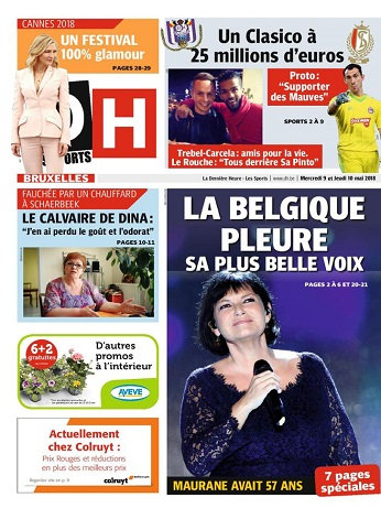 La Dernière Heure (Bruxelles) Du Mercredi 9 & Jeudi 10 Mai 2018