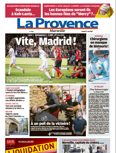 La Provence Marseille Du Samedi 12 Mai 2018