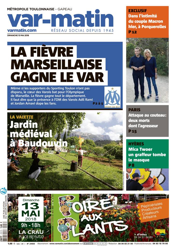 Var-Matin Métropole Du Dimanche 13 Mai 2018