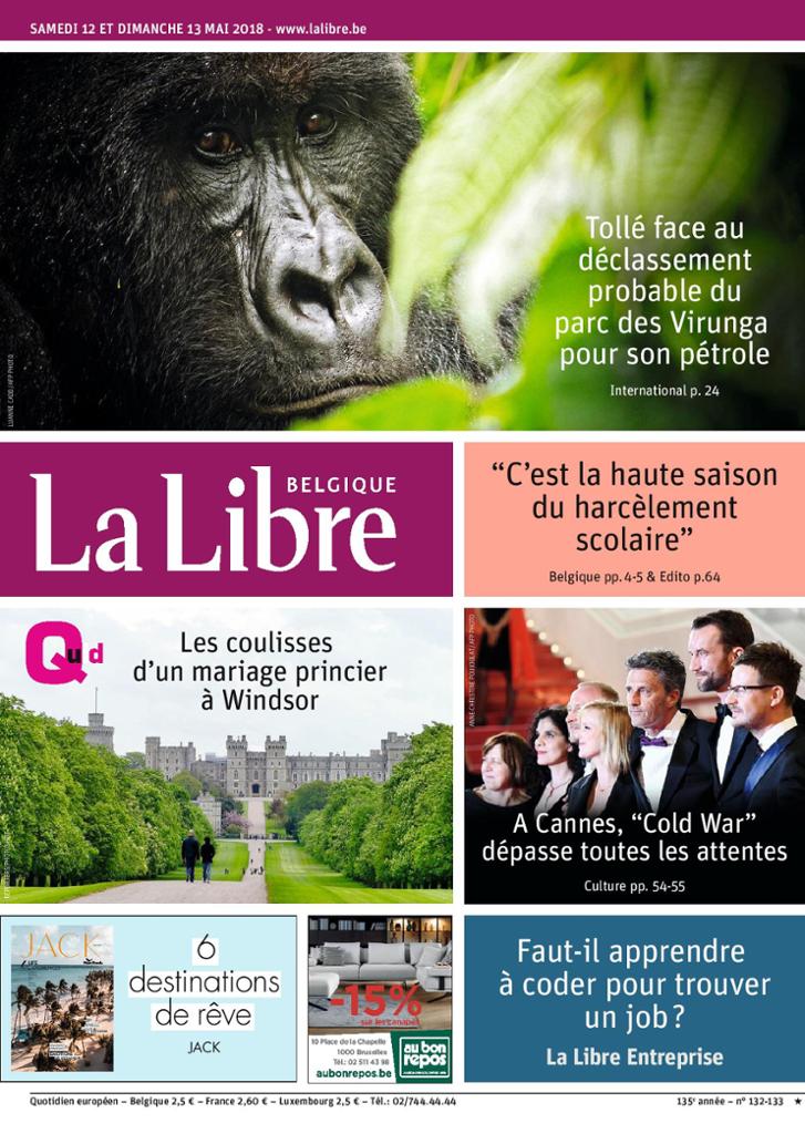 La Libre Belgique Du Samedi 12 & Dimanche 13 Mai 2018