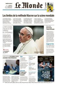 Le Monde du Dimanche 20 & Mardi 22 Mai 2018