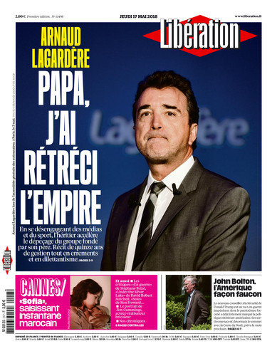 Libération Du Jeudi 17 Mai 2018