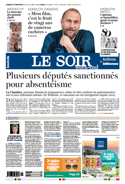 Le Soir WeekEnd Du Samedi 26 & Dimanche 27 Mai 2018