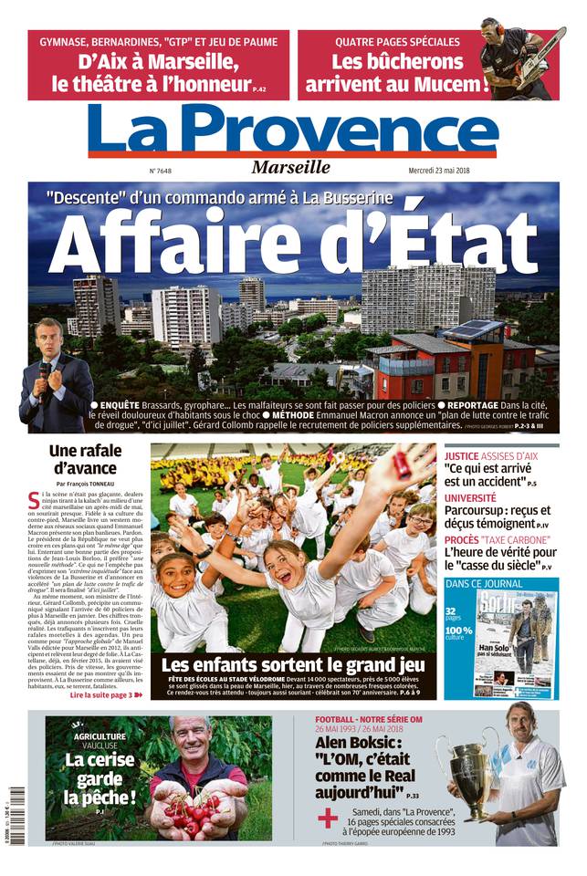 La Provence Marseille Du Mercredi 23 Mai 2018