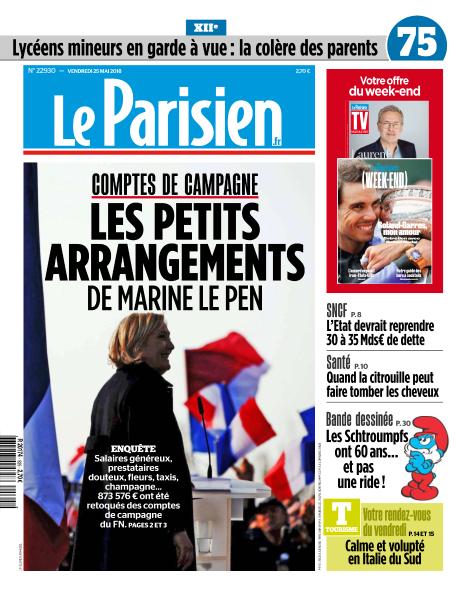 Le Parisien & Le Parisien Magazine Du Vendredi 25 Mai 2018