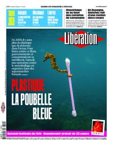 Libération Du Samedi 2 & Dimanche 3 Juin 2018