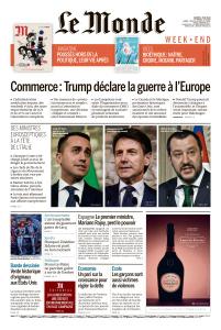 Le Monde Week End & Le Monde Magazine Du Samedi 2 Juin 2018