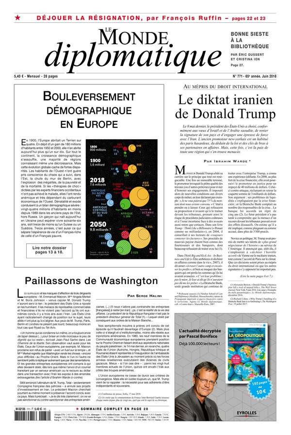 Le Monde Diplomatique Juin 2018