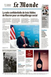 Le Monde Du Dimanche 10 & Lundi 11 Juin 2018